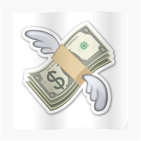 "Cash Emoji" Poster for Sale by LadyBoner69 | Redbubble