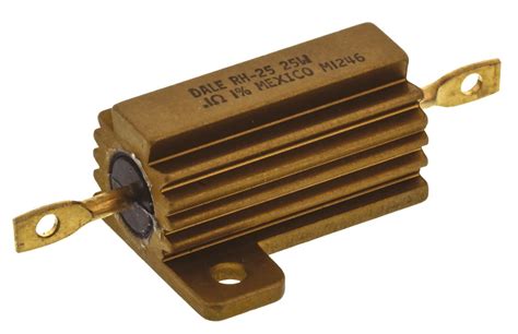 Vishay, 100mΩ 25W Wire Wound Chassis Mount Resistor RH025R1000FE02 ±1% | RS
