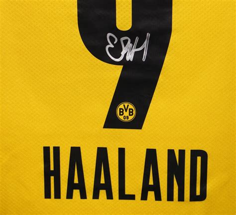 Erling Haaland Autographed Borussia Dortmund Puma Jersey BAS 39966 ...