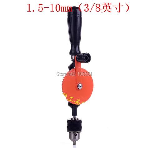 10MM Manual hand drill, Handle woodworking drill, hand hole model, miniature drill woodworking ...