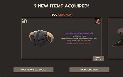 Burning Team Captain unboxed : tf2