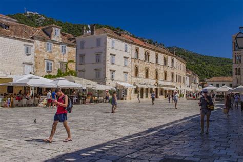 Stari Grad at Hvar Island, Croatia Editorial Photography - Image of ...