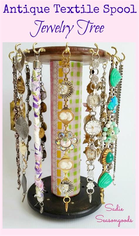 DIY Jewelry Hanger from a Kitchen Memo Board in 2024 | Jewelry tree diy ...