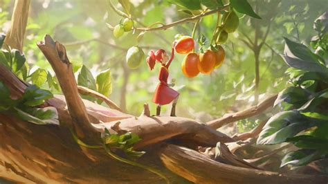 Download Arrietty and Sho exploring the miniature world together Wallpaper | Wallpapers.com