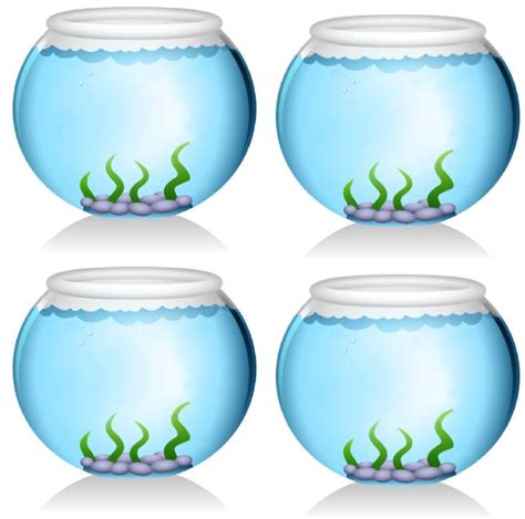 Fish Bowl Counting Cards Small | Preschool learning activities, Preschool math, Clip art