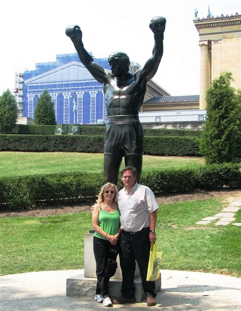 Rocky Statue in front of Philadelphia Museum of Art. Philadelphia ...