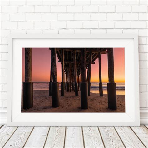 Ventura Pier Sunset Photography Prints, Sunset at Ventura Pier Beach ...