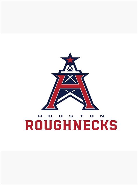 "Houston Roughnecks Logo XFL Team" Sticker for Sale by nickcosky ...