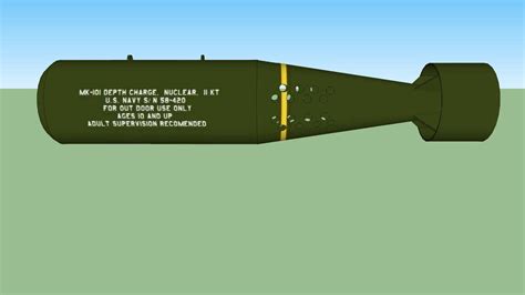 Mk-101 'Lulu' Nuclear Depth Charge | 3D Warehouse