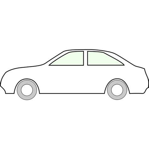Car outline vector clip art | Free SVG