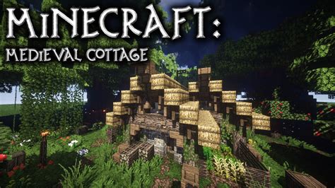 Minecraft: Medieval Cottage Tutorial - YouTube