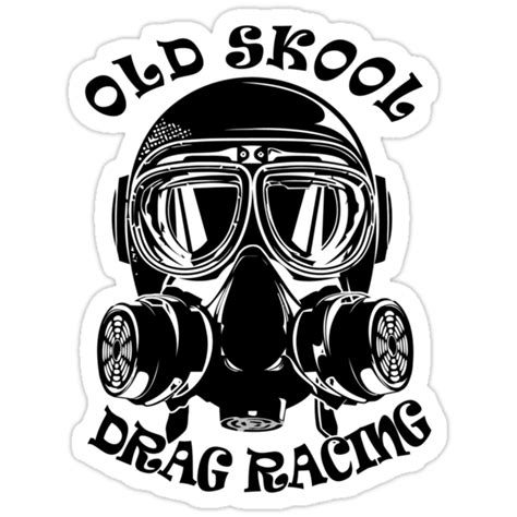 "Old Skool Drag Racing Design" Stickers by UncleHenry | Redbubble