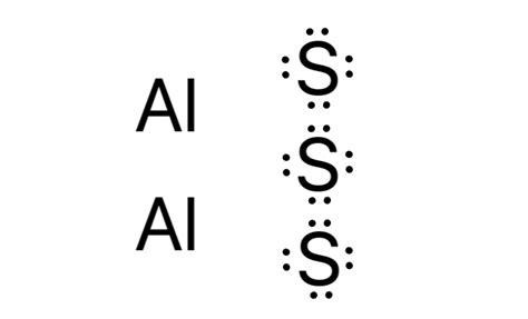 What is the Lewis structure for $\ce{Al2S3}$? | Quizlet