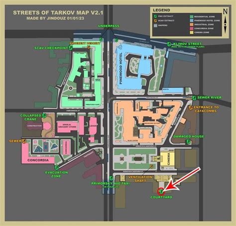 Escape from Tarkov: Streets of Tarkov Courtyard Extract Location ...