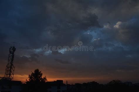 Sunrise City View stock image. Image of shows, sunrise - 71565345