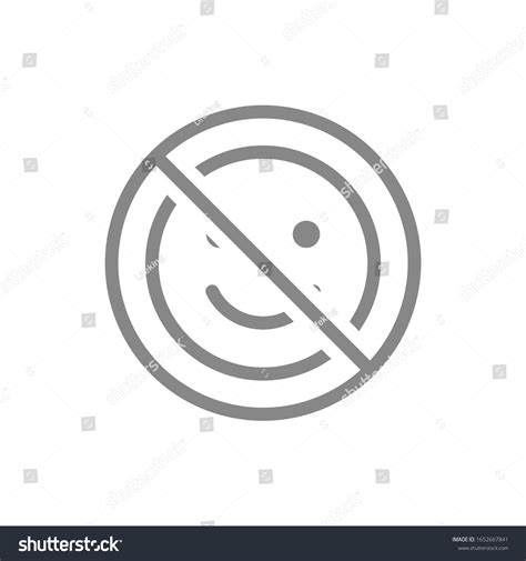 Forbidden Sign Positive Emoji No Good Stock Vector (Royalty Free) 1652667841 | Shutterstock