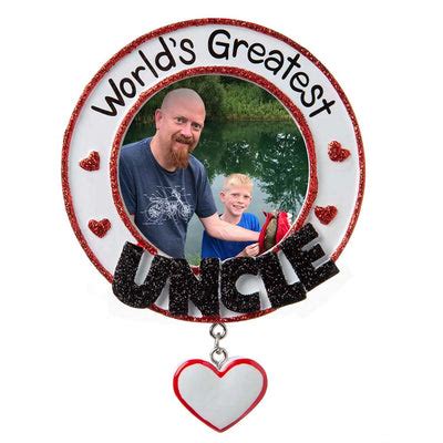 World's Greatest Uncle Frame Ornament | Personalized Free – Callisters ...