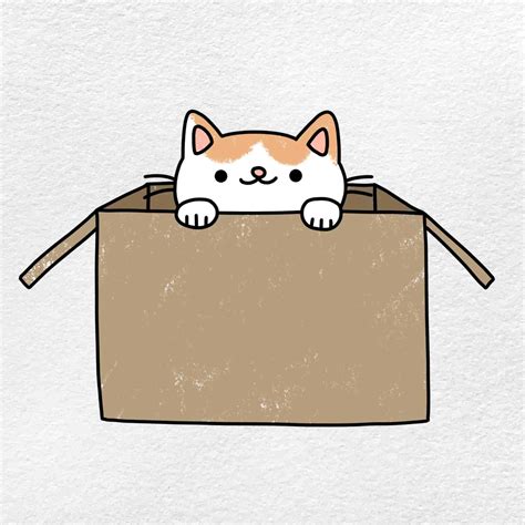 How to Draw a Cat In A Box - HelloArtsy