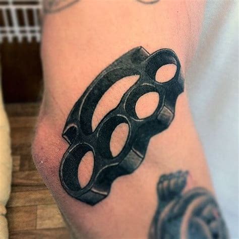 40 Cool Brass Knuckle Tattoo Designs for Men [2023 Guide]