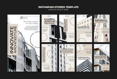 Free PSD | Flat design architecture template