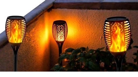 Solar Powered - Led Torch Lights - YouTube