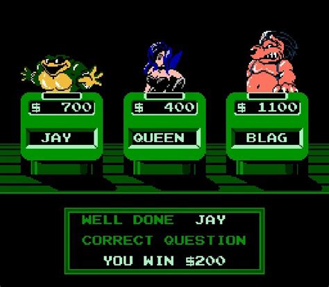 Jeopardy: Battletoads Edition (NES) Rom Hack [Download]