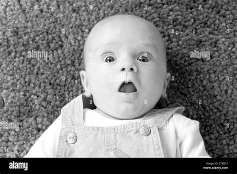 Shocked baby face Stock Photo - Alamy