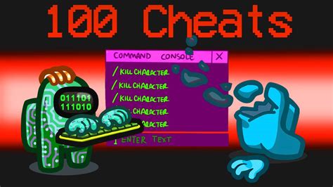 I Used My Cheats To Win In Among Us! (100 cheats mod) - YouTube