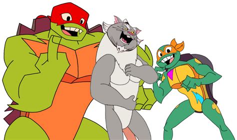 Lou jitsu, raph, and mikey render 1 by Jerbedford on DeviantArt