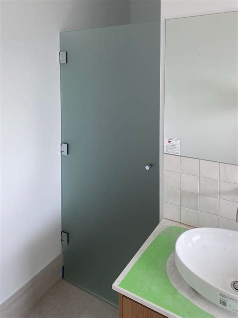 Frosted Glass Toilet Door | Elegant Bathroom Privacy