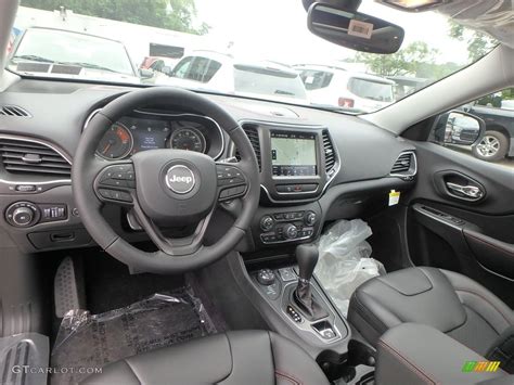 Black Interior 2019 Jeep Cherokee Trailhawk 4x4 Photo #128630574 ...