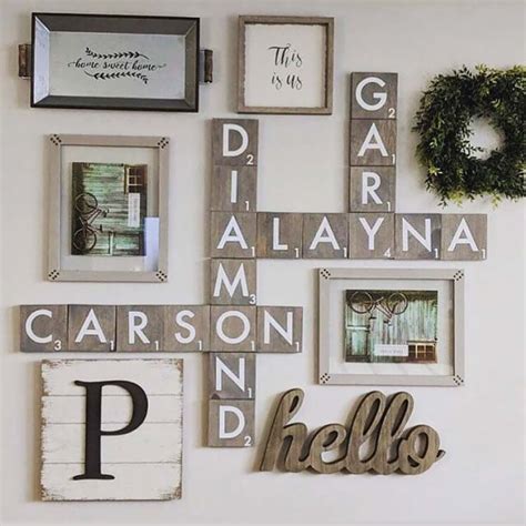 17 DIY Scrabble Wall Art Ideas - Mom's Got the Stuff