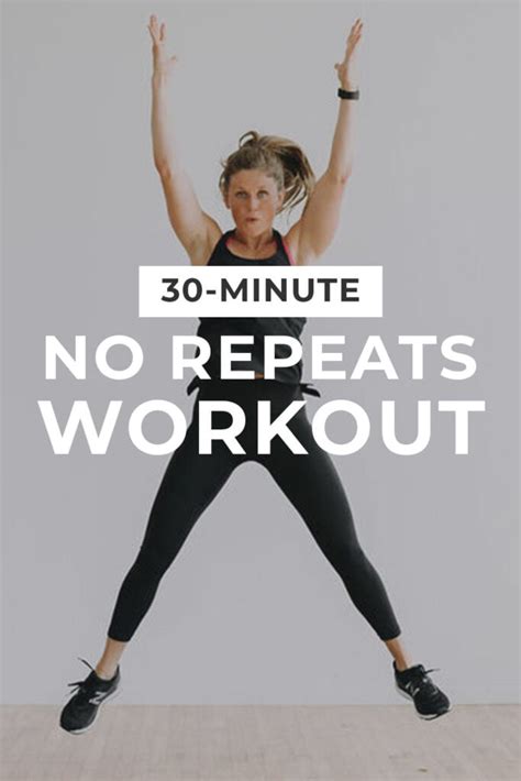 30-Minute HIIT Workout (No Repeats) | Nourish Move Love