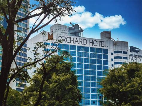 The Orchard Hotel on Orchard Road, Singapore Editorial Photography ...