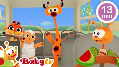 The Wheels on the Bus 🚍 + More Kids Songs & Nursery Rhymes | @BabyTV - YouTube