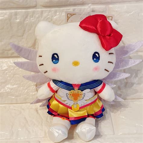 Sailor Moon Cosmos Hello Kitty collabo Japan SANRIO character plush ...