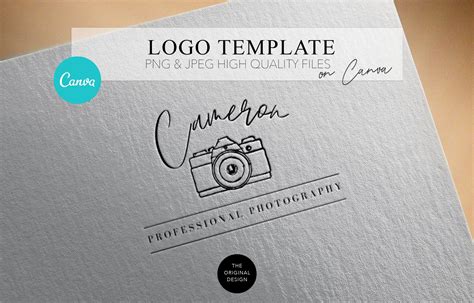 Canva Logo Template Minimalist Logo Black and White Logo - Etsy in 2022 ...