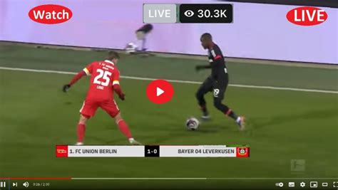 Live Football | UNI v LEV Live Stream | Union Berlin vs Bayer ...