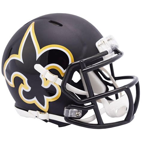 New Orleans Saints 2019 AMP Riddell Mini Speed Helmet | Crawford's Gift ...