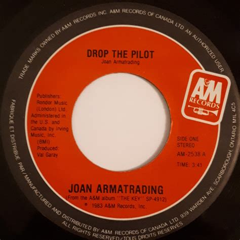 Joan Armatrading – Drop The Pilot (1983, Vinyl) - Discogs