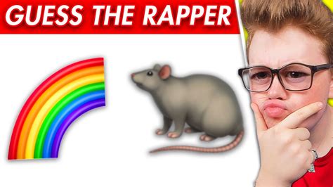 GUESS THE RAPPER FROM EMOJI CHALLENGE QUIZ (97% FAIL) - YouTube