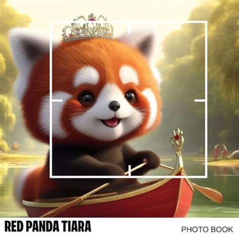 Red Panda Tiara Photobook: High-Quality Colorful Animals Photos with 40 ...