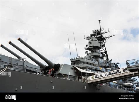 USS Missouri (BB-63), Pearl Harbor; Oahu, Hawaii, United States of ...