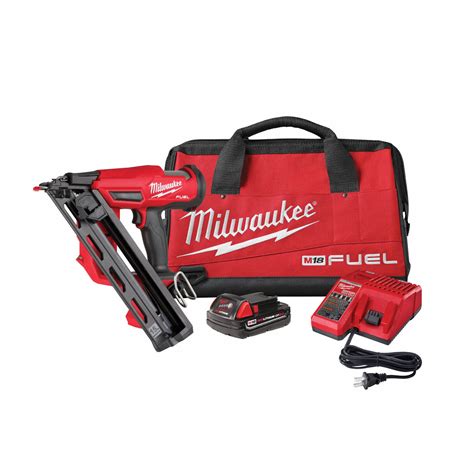 MILWAUKEE, Finish, Sequential, Nail Gun Kit - 787D06|2839-21CT - Grainger