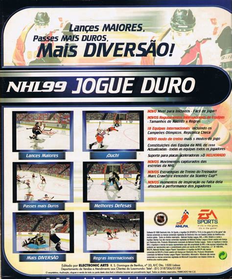 NHL 99 cover or packaging material - MobyGames