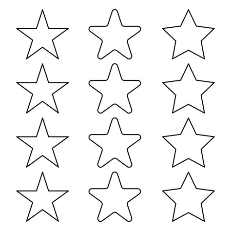 Free Printable American Flag Star Stencil - Printable Word Searches