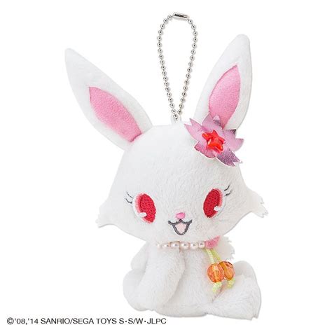 Jewelpet Ruby Mascot Holder Key Ring Charm Plush Doll Check SANRIO JAPAN