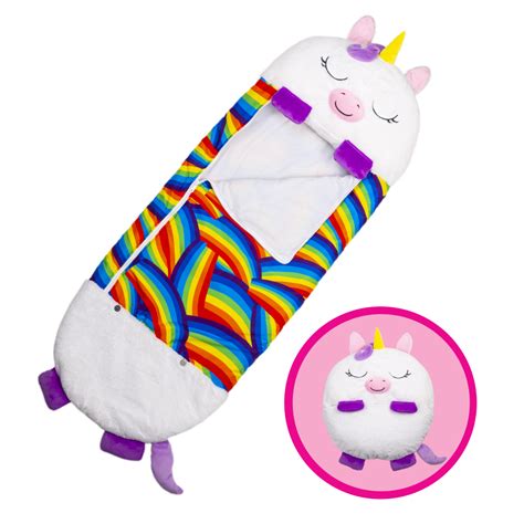 Free 2-day shipping. Buy Happy Nappers Pillow Plush Toy and Sleeping Sack in One, Unicorn at ...