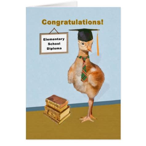 Congratulations, Elementary School Graduation Card | Zazzle