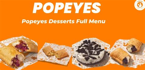 Popeyes Desserts Menu [Sept-2024]